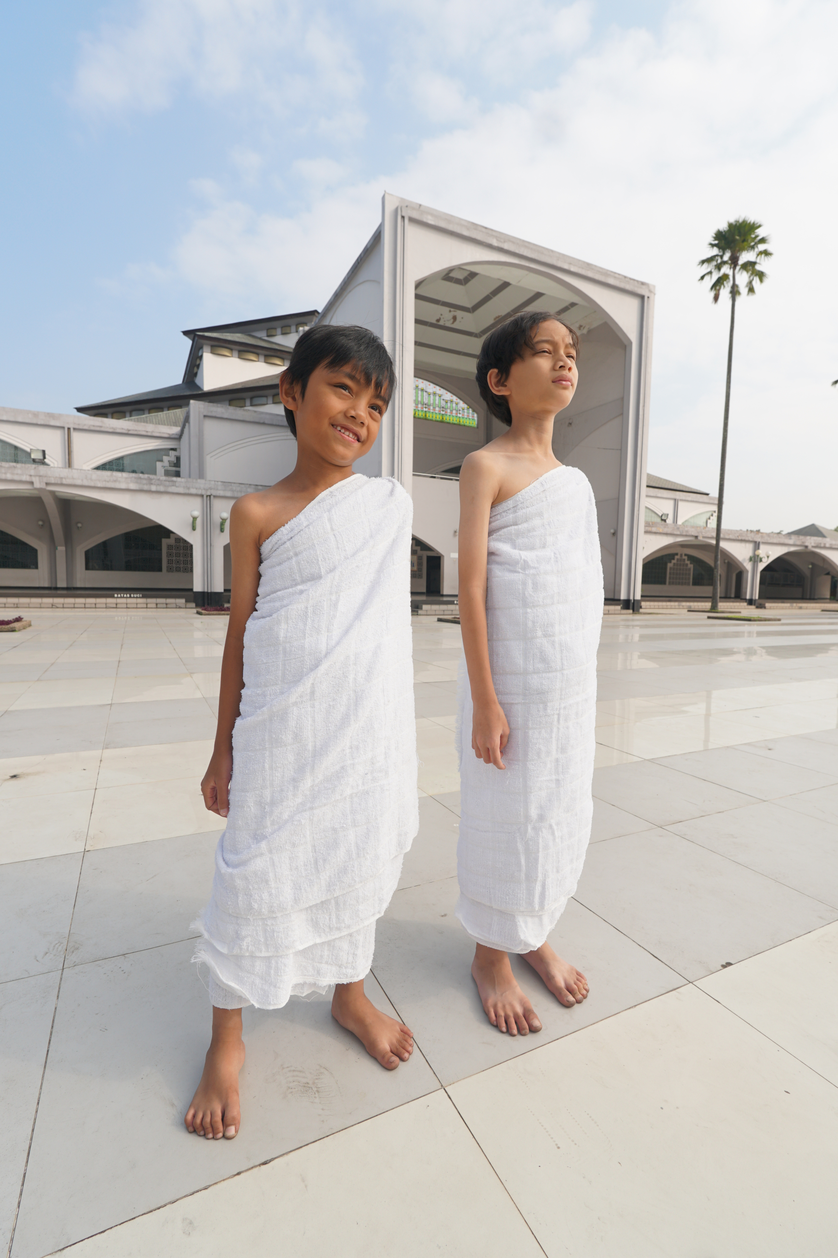 Kain Ihram Dewasa, Anak dan Custom